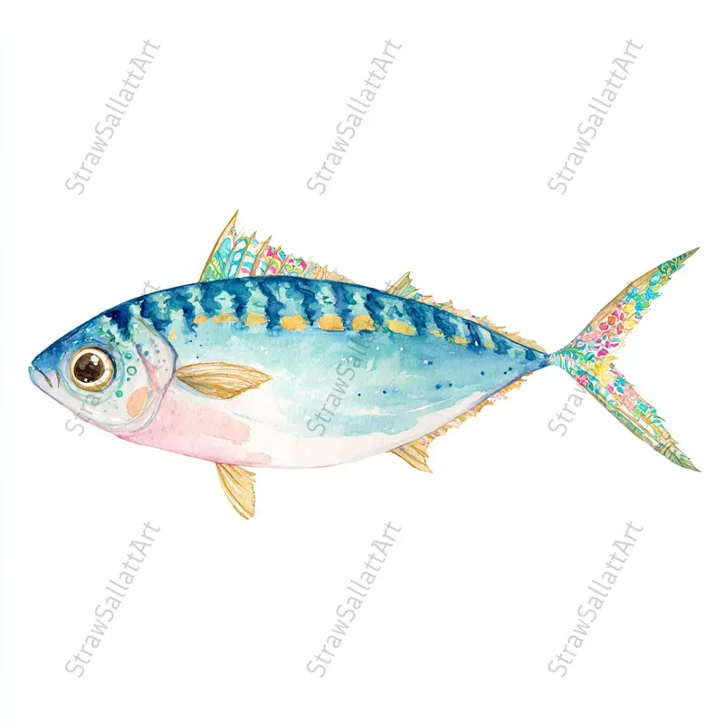 Minimalist Tropical Summer Icons Clipart