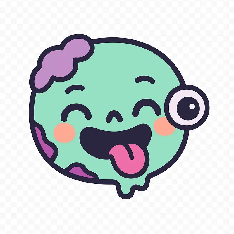 Creepy Cute Emojis Kawaii Halloween