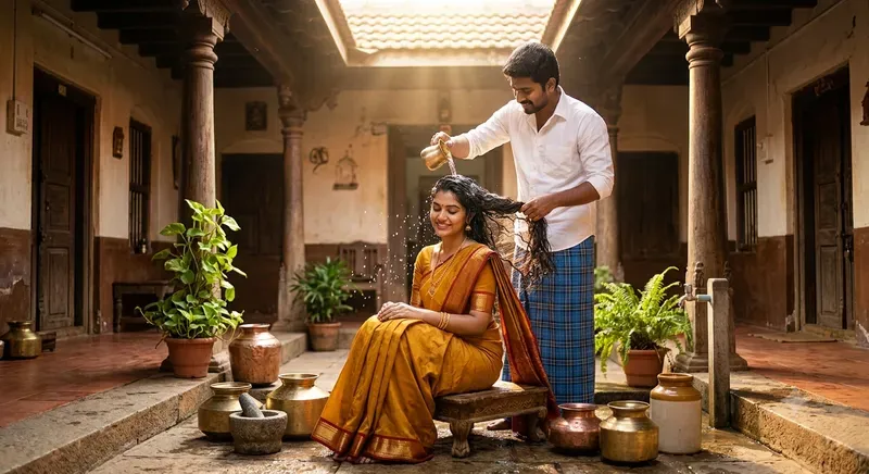 South Indian Heritage Hair Wash Romances