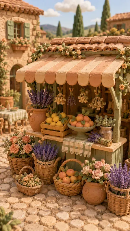 3D Claymation Provence Glamping Holidays