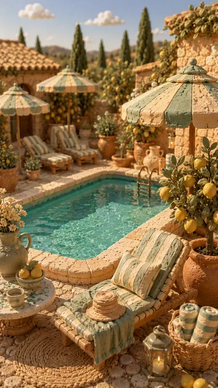 3D Claymation Provence Glamping Holidays
