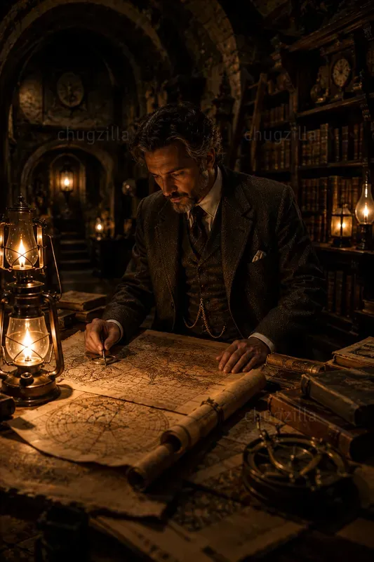 Dark Academia Portrait Studios