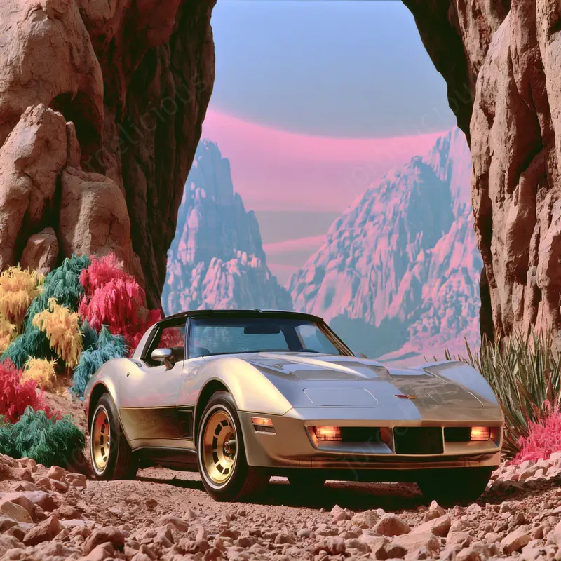 Pastel Scifi Cinematic Photos