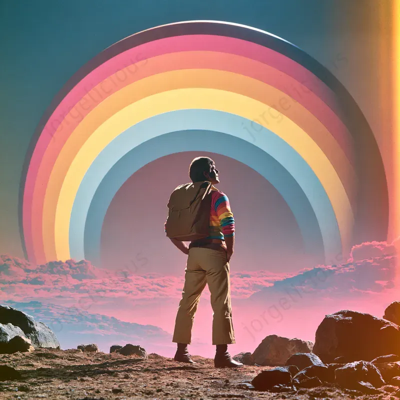 Pastel Scifi Cinematic Photos