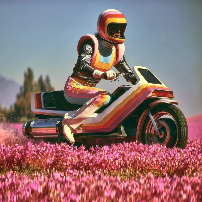 Pastel Scifi Cinematic Photos