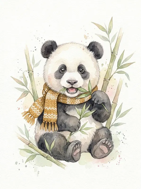 Cozy Watercolor Nursery Animal Portraits