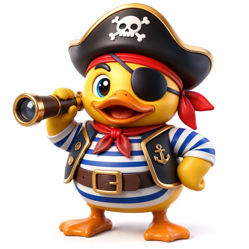 Cute Blocky 3D Mascot Characters