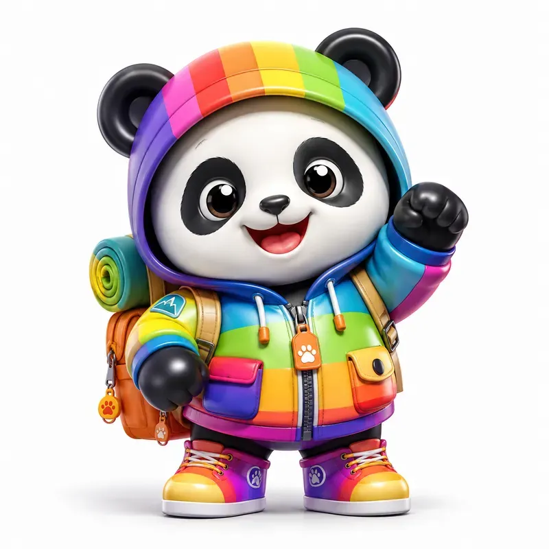 Cute Blocky 3D Mascot Characters