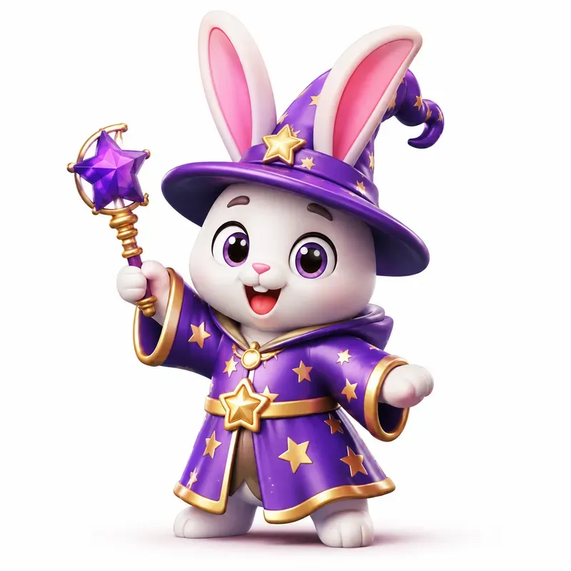 Cute Blocky 3D Mascot Characters