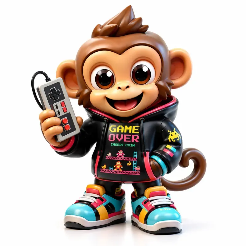 Cute Blocky 3D Mascot Characters