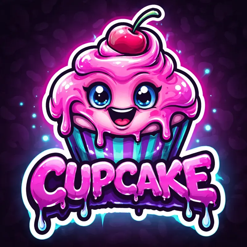 Neon Dripping Mascot Logos