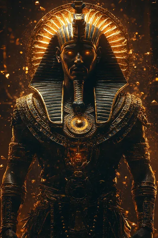 Golden Sun Pharaoh Lords Fantasy Portraits