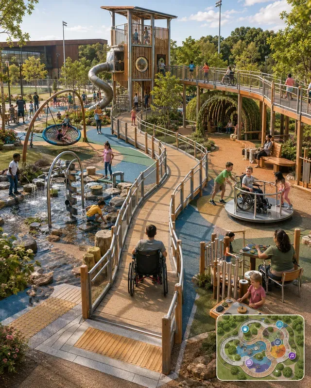 Inclusive Playground Sensory Plays