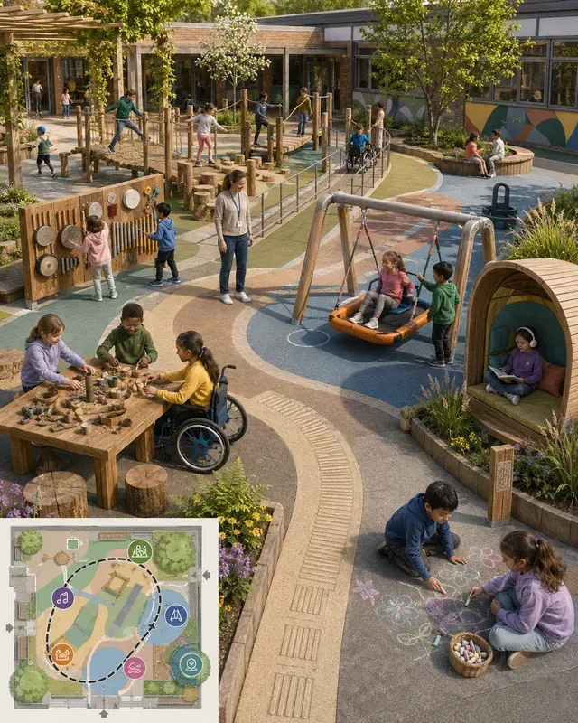 Inclusive Playground Sensory Plays