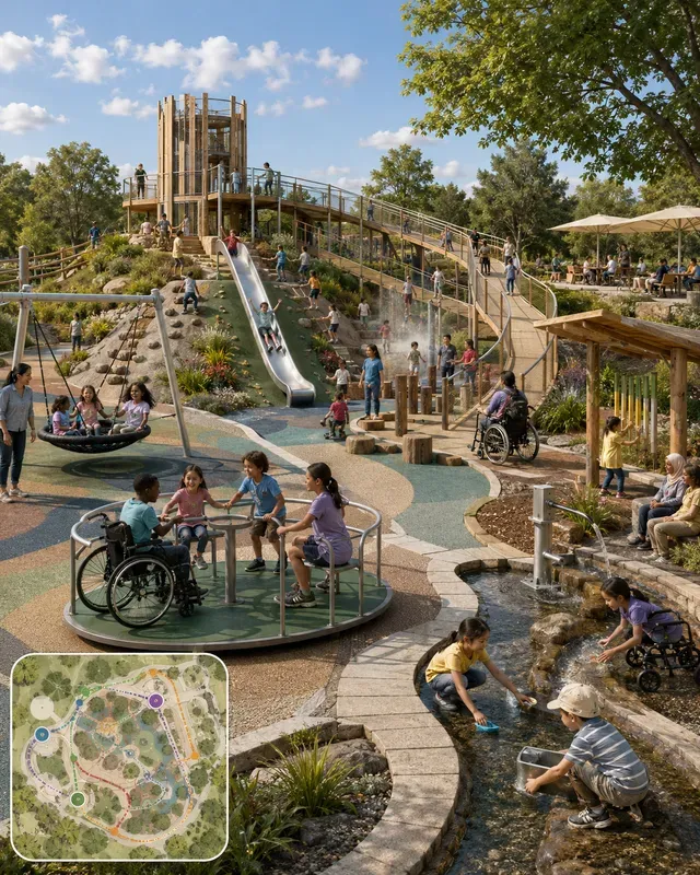 Inclusive Playground Sensory Plays