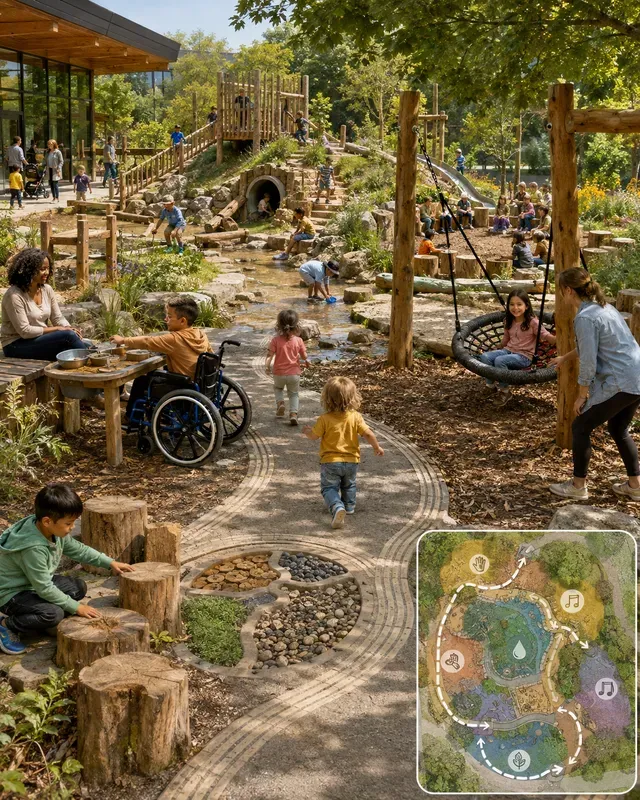 Inclusive Playground Sensory Plays