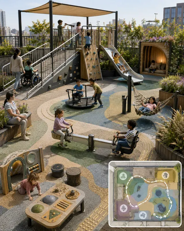 Inclusive Playground Sensory Plays