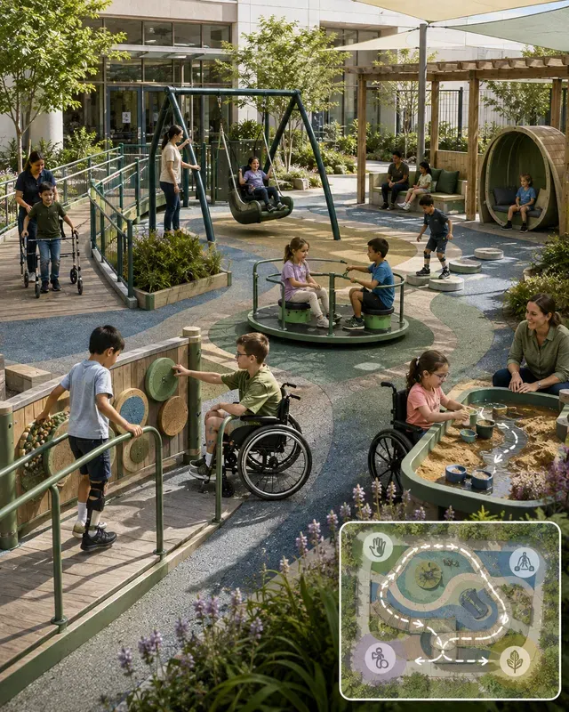 Inclusive Playground Sensory Plays