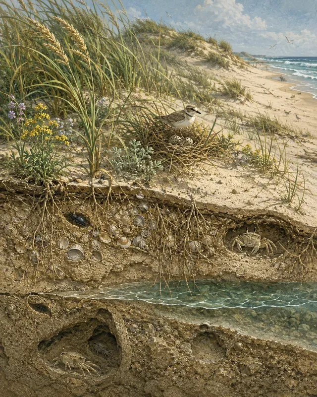 Ecosystem Cutaway Illustrations