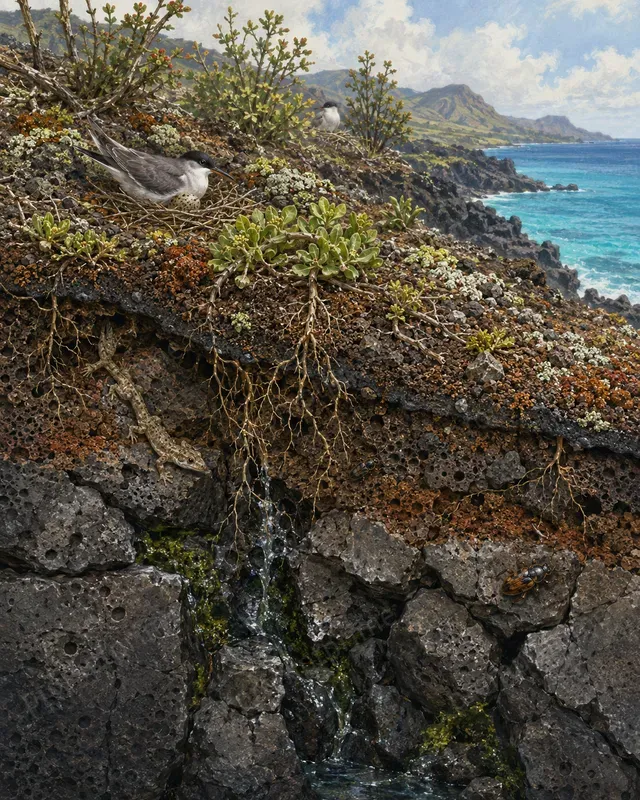 Ecosystem Cutaway Illustrations