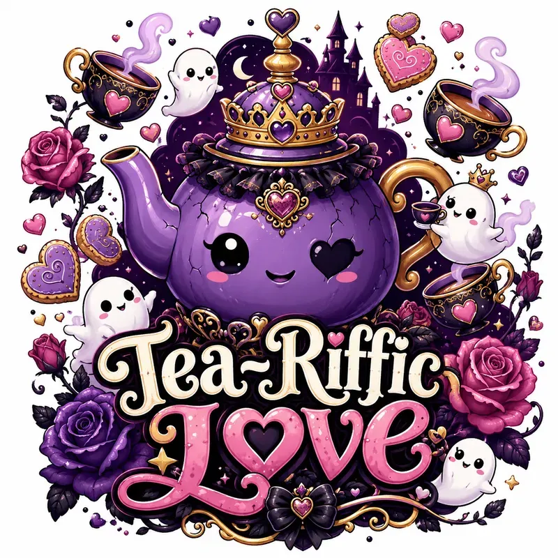 Kawaii Character Tshirt Designs