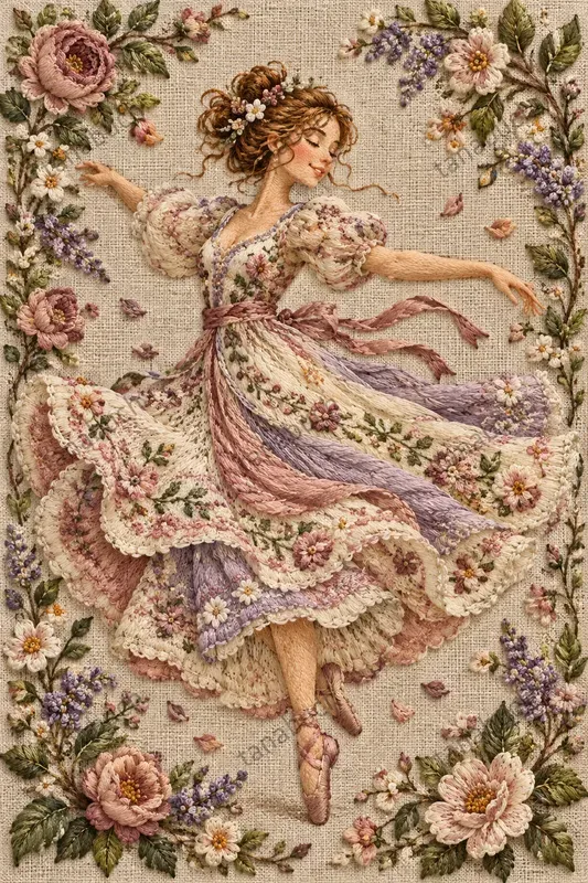 Whimsical Embroidery Art