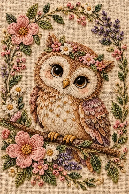 Whimsical Embroidery Art