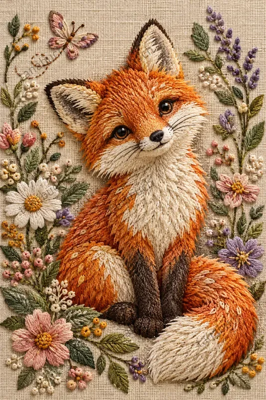 Whimsical Embroidery Art