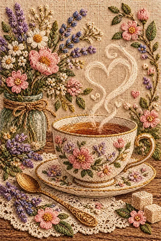 Whimsical Embroidery Art