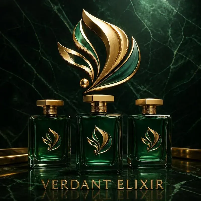 Premium 3D Perfume Logo Generator