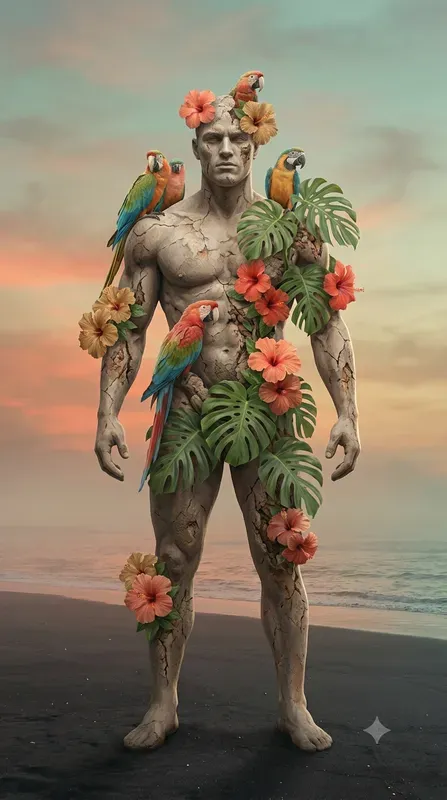 Custom Stone Figure Art Generator