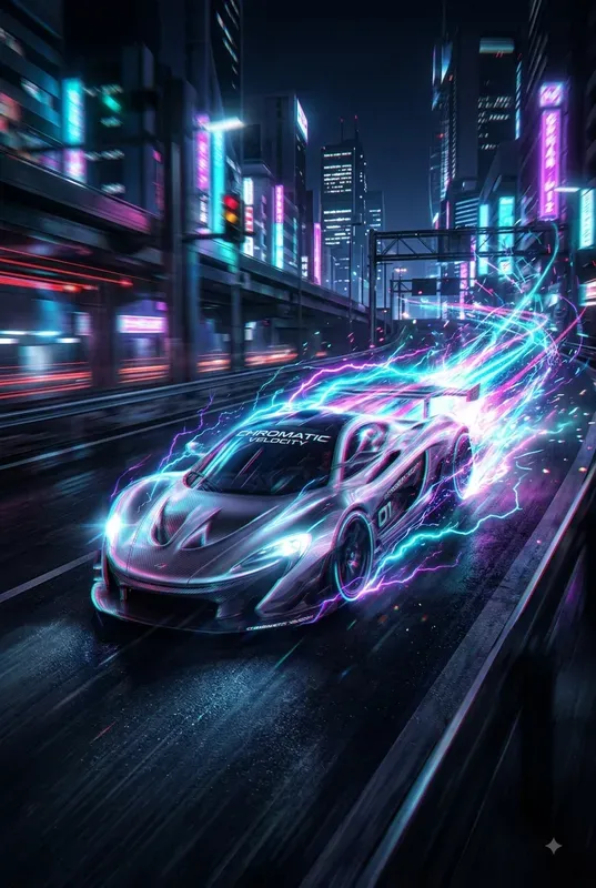 Chromatic Velocity Motion Art