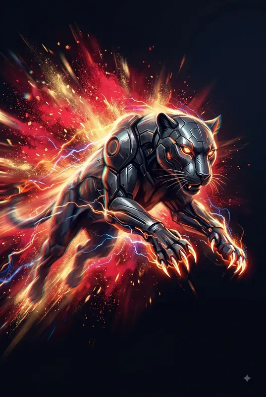 Chromatic Velocity Motion Art