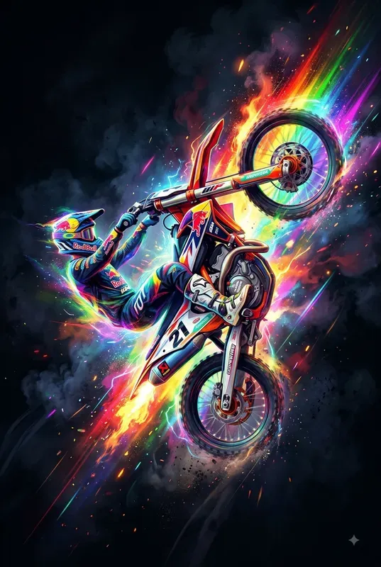 Chromatic Velocity Motion Art