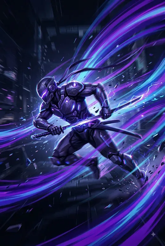 Chromatic Velocity Motion Art