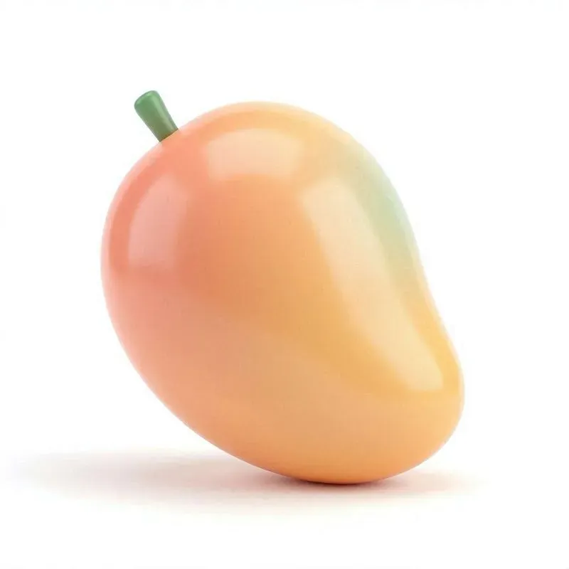 Minimalist 3D Food Fruit Illustrations
