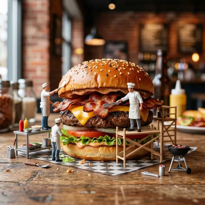 Tiny Burger Builders Macros