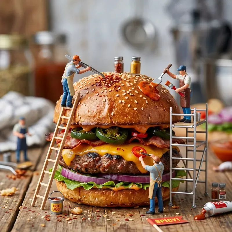Tiny Burger Builders Macros