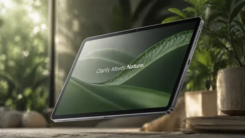 Sleek Floating Tablet Product Adverts