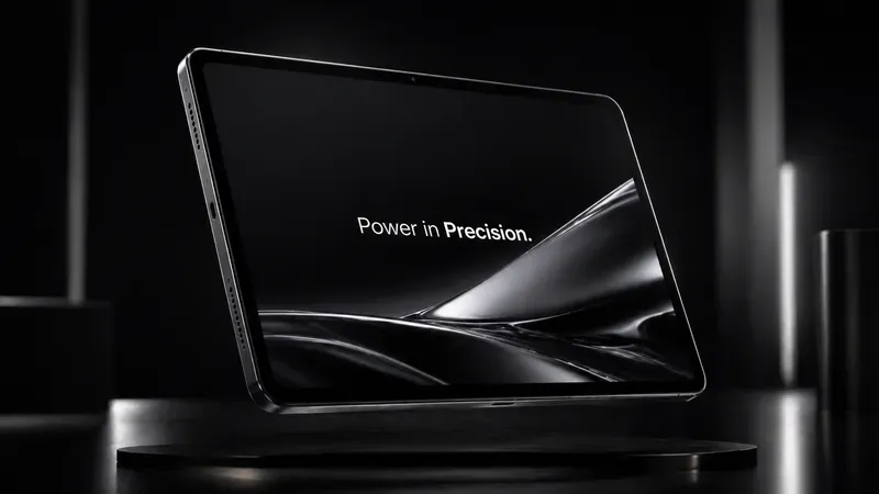 Sleek Floating Tablet Product Adverts