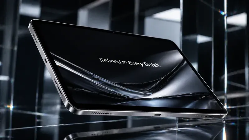Sleek Floating Tablet Product Adverts