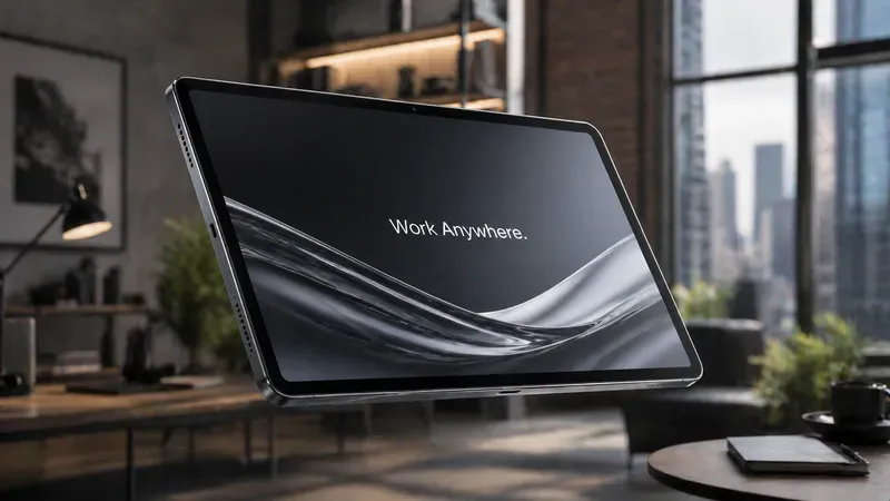 Sleek Floating Tablet Product Adverts