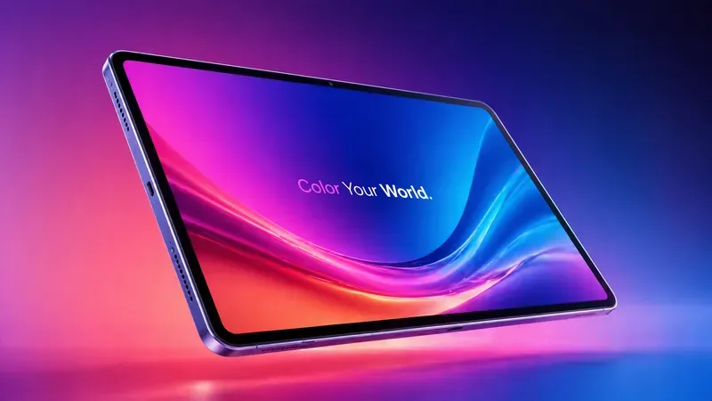 Sleek Floating Tablet Product Adverts