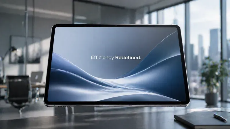 Sleek Floating Tablet Product Adverts