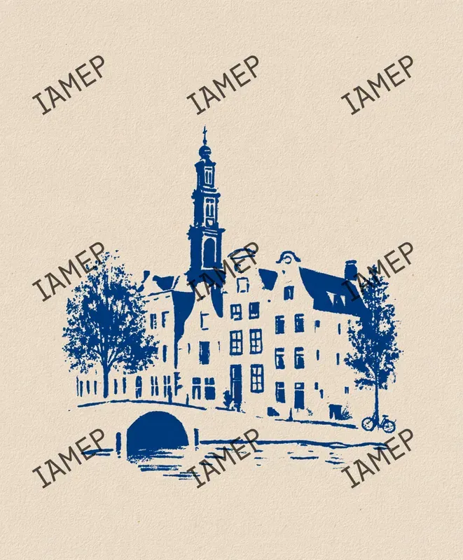 Vintage Blue Ink City Illustrations