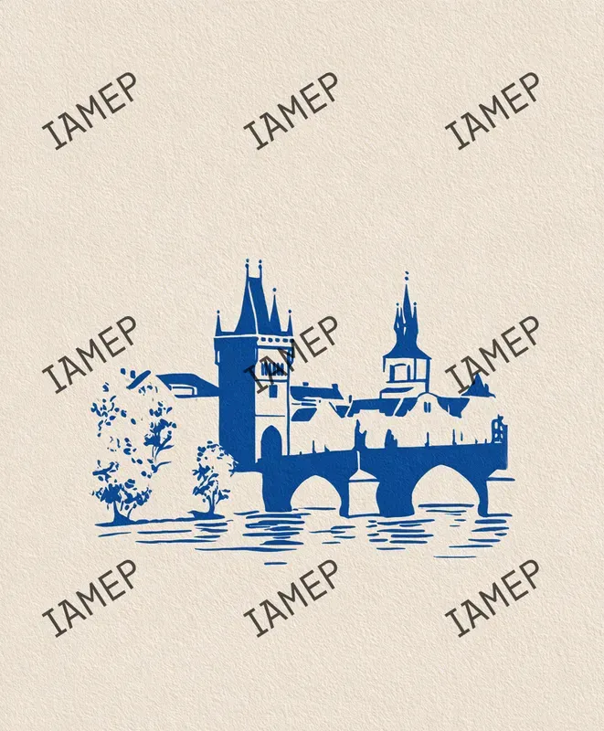 Vintage Blue Ink City Illustrations