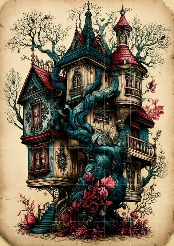 Gothic Fairytale Illustrations