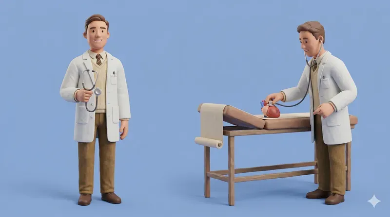 3D Claymation Professions Dual Poses