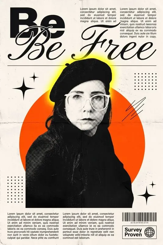 Vintage Zine Popart Posters