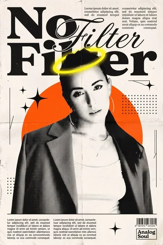 Vintage Zine Popart Posters